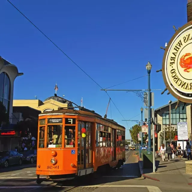 Ligne F à Fisherman's Wharf